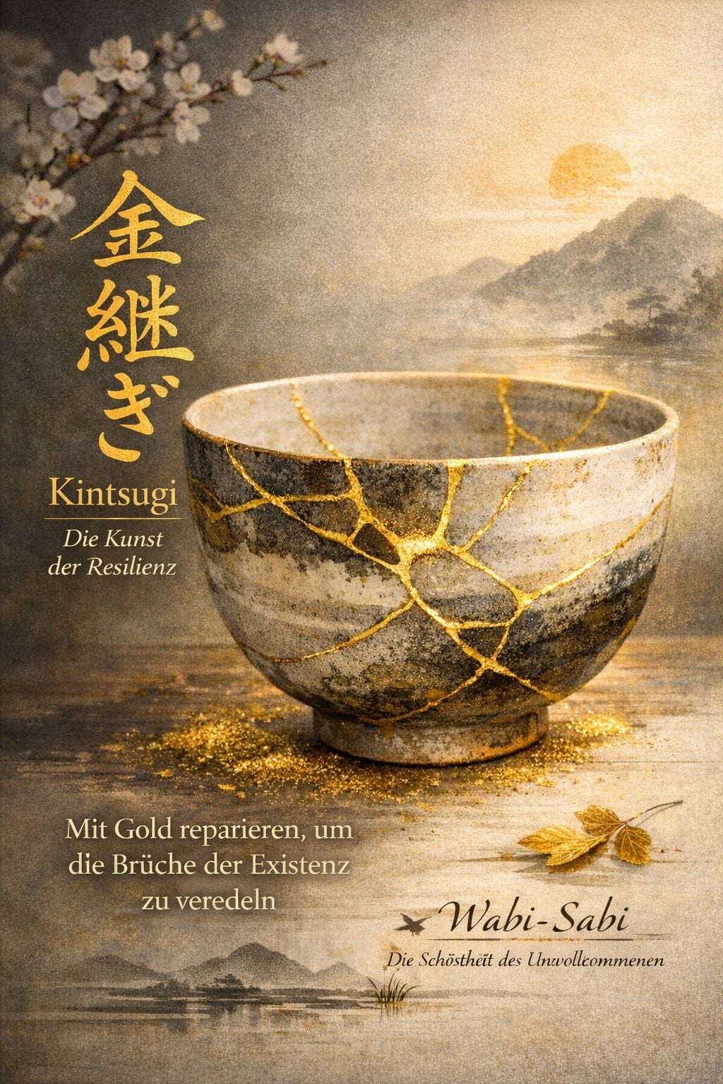 Ich habe gerade eine japanische Kunst entdeckt, die Kintsugi genannt wird — die goldene Reparatur