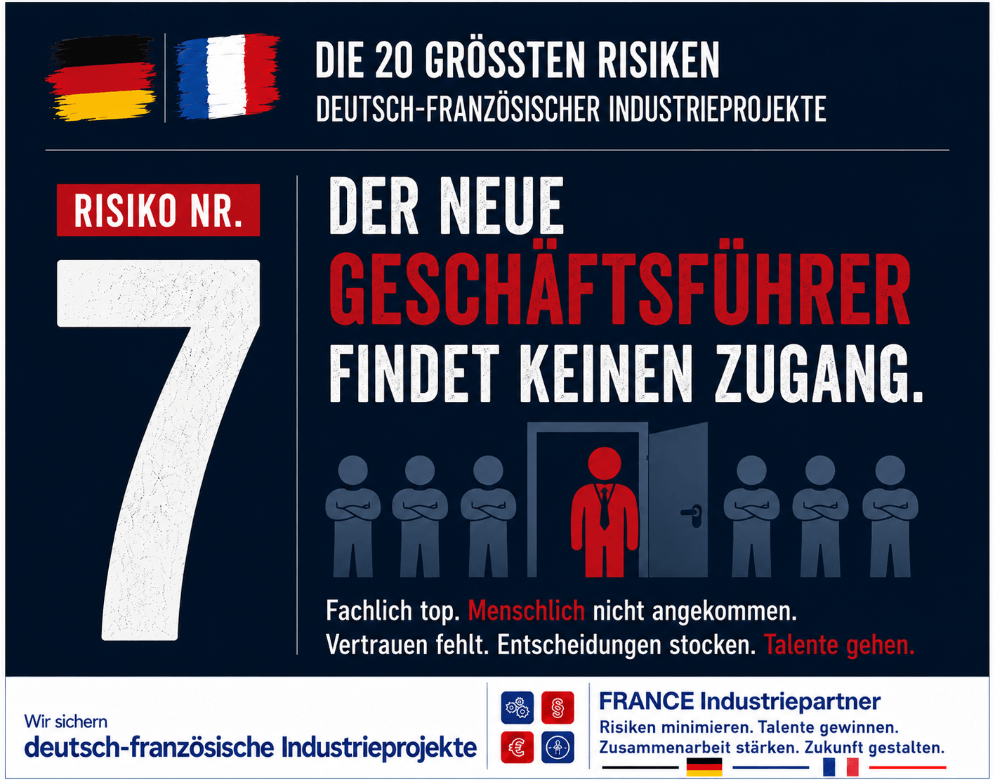 Risiko Nr. 7: Der neue Geschäftsführer findet keinen Zugang